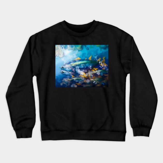 YELLOWFIN TUNE Crewneck Sweatshirt by MikaelJenei